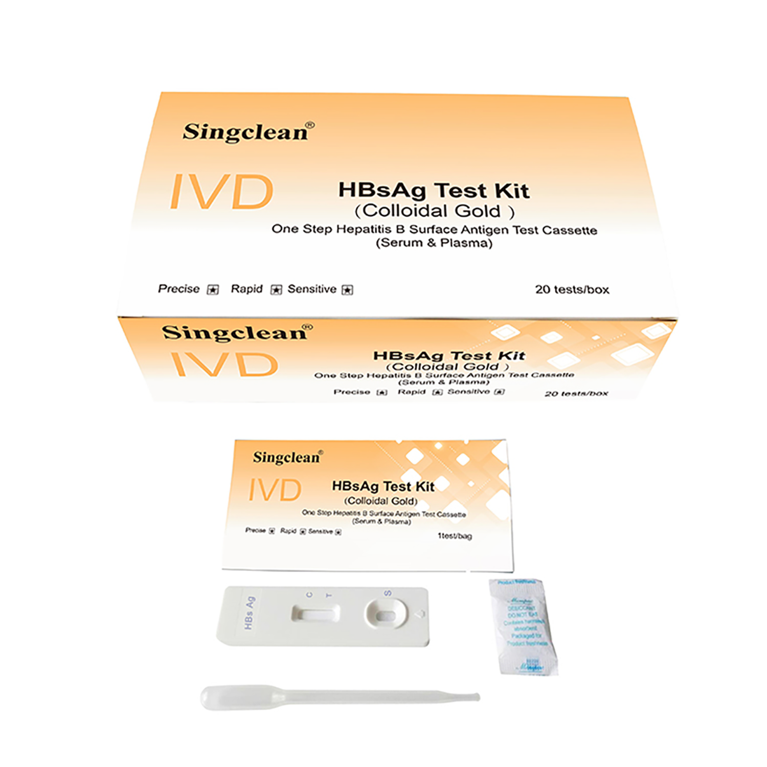 Rapid and Professional One Step Hepatitis B Surface Antigen Rapid Test Kit