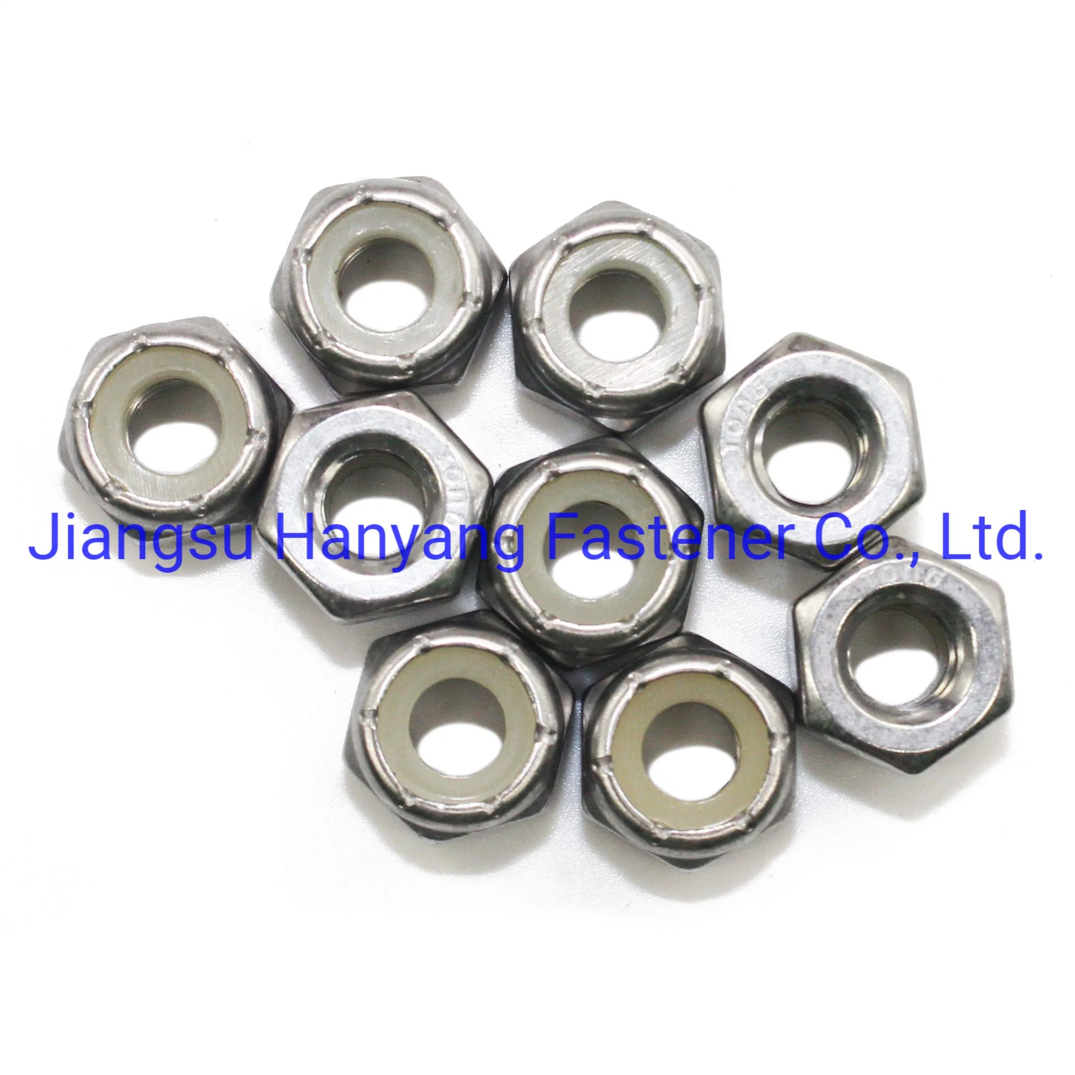 Nylon Insert Hex Lock Nuts Stainless Steel