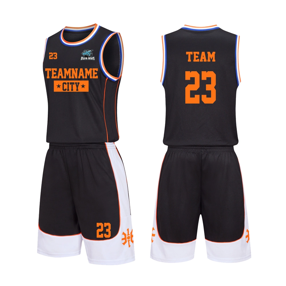 Mayorista/Proveedor de moda barata, camisetas transpirables de secado rápido, ropa de baloncesto para hombres deportistas