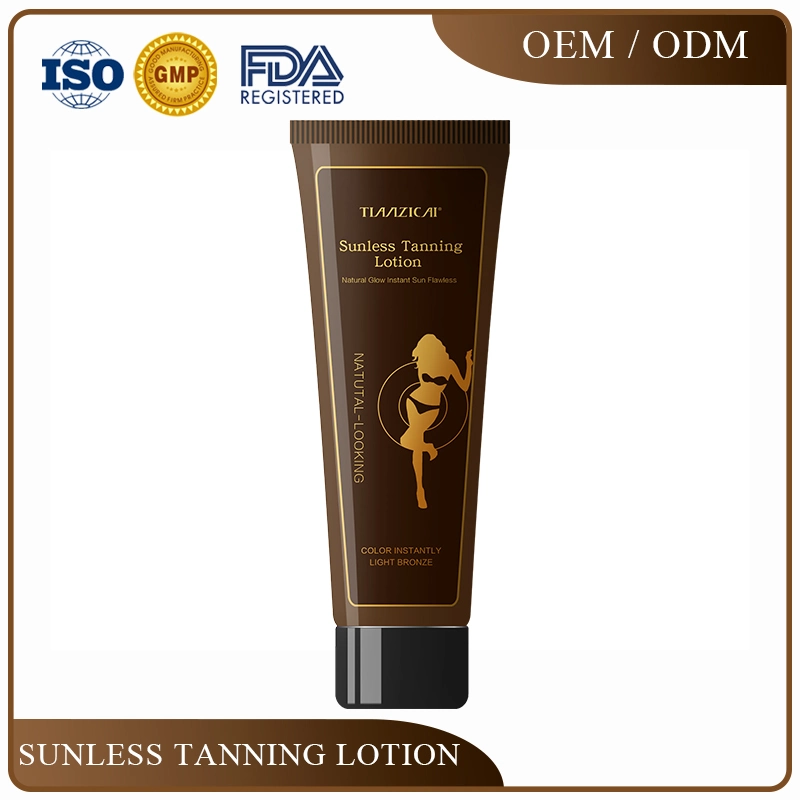 Organic Autobronceador Autobronceador loción anti envejecimiento Crema loción de bronceado artificial para el cuerpo