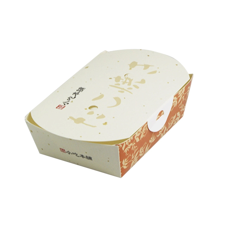 Kundenspezifischer Druck Hotsale Snacks Lebensmittel Verpackung White Karton Papier Box Mit Logo