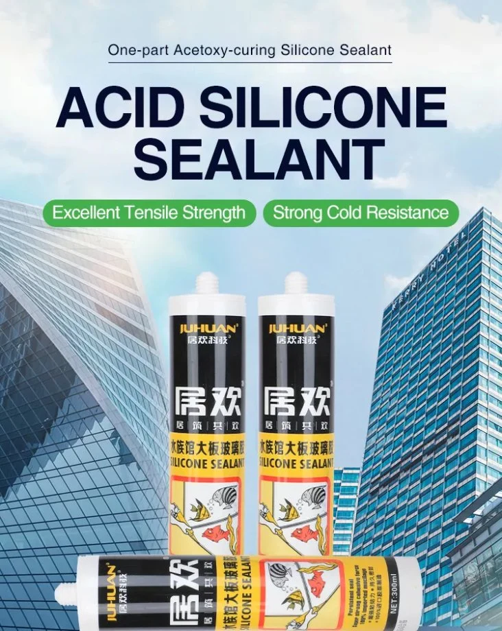 Acid Silicone Sealant for Glass and Window