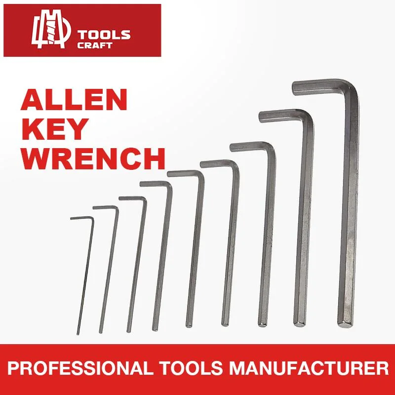 CRV Steel L Typ Allen Key Hex Wrench