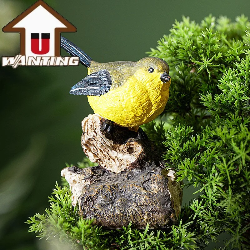 Outdoor Garden Decoration Artificial Bird Resin Craft Waterproof Yard Ornament Art Figurine