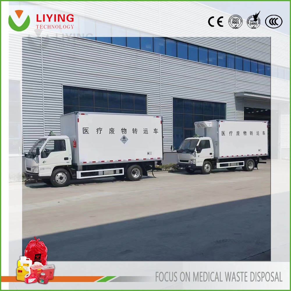 Hospital Clinical Waste Disposal Van Truck Medical Refuse Transfer Truck