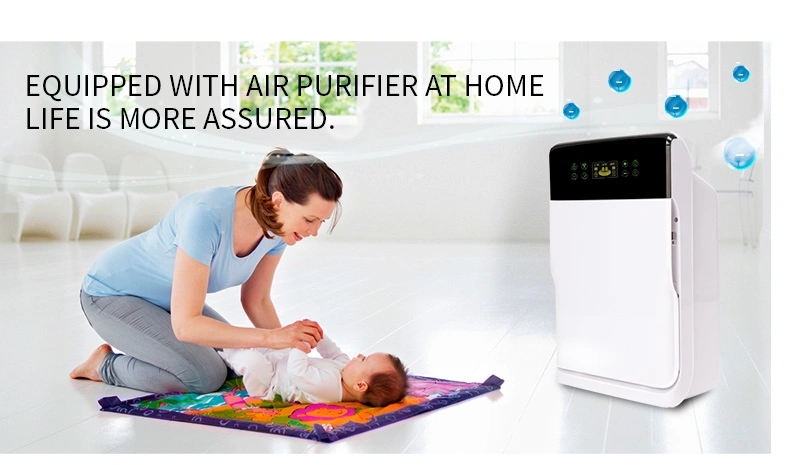 Venta en Amazon Industrial Air-Purificador Fabricante con pantalla grande HEPA Purifyer fotocatalítico UV purificador de aire