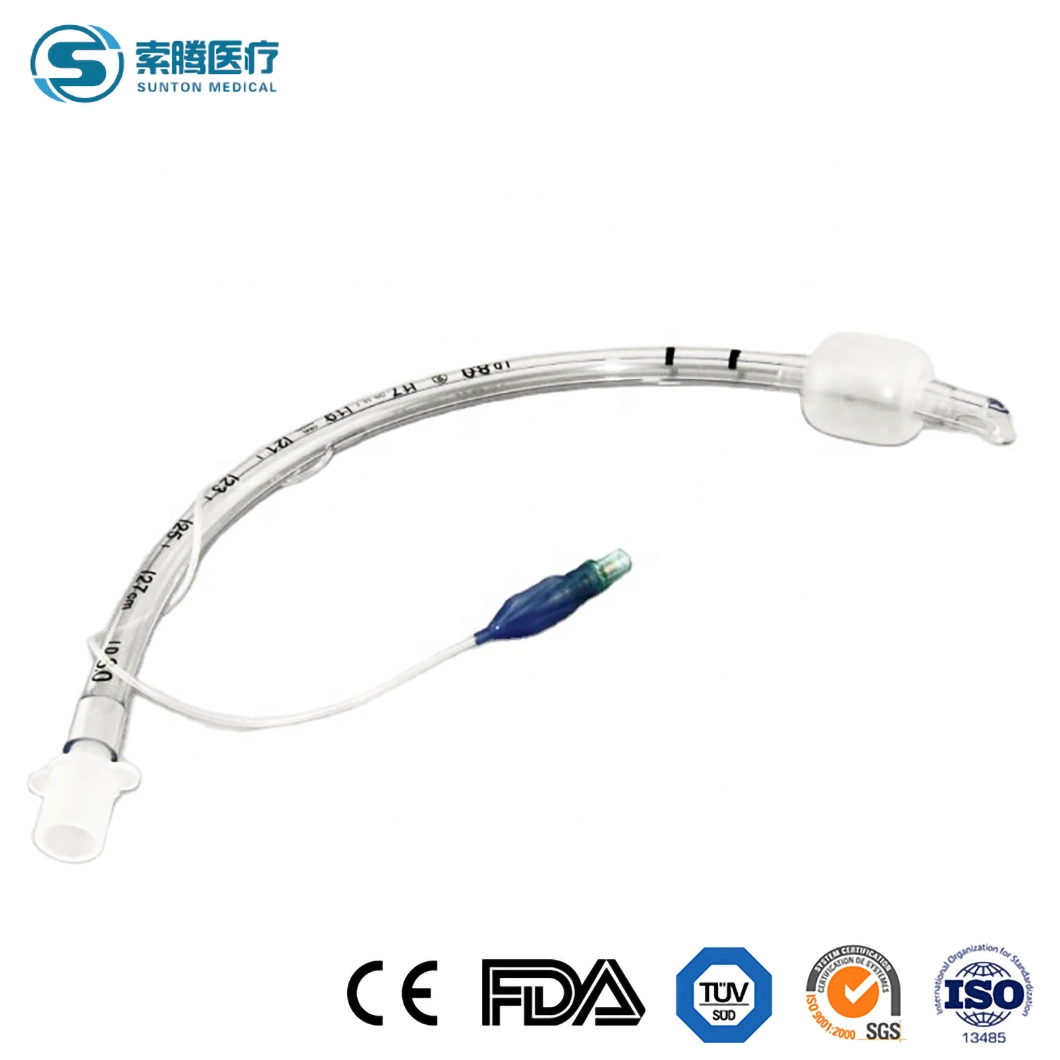 Láser de China Sunton Flex tubo endotraqueal proveedor EOS Desinfección tamaño L tubo endotraqueal OEM de la cirugía láser de alta calidad Oral Cuffed tubo endotraqueal