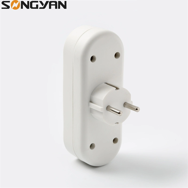 2 Way Socket 16A European Standard Conversion Adapters with USB