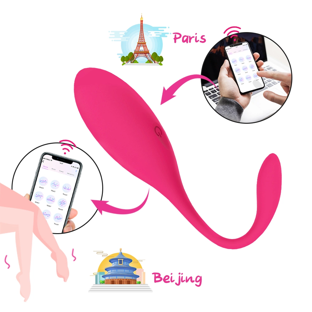 Remote APP Vibración Vibrador Vibrador Juguetes sexuales para adultos