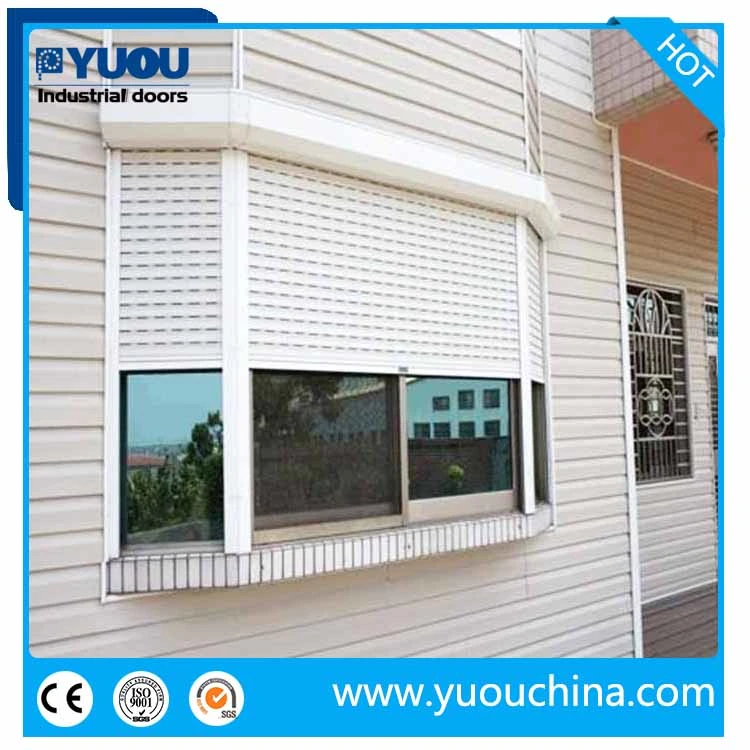 Safety Automatic Security Electric Rolling Aluminum Alloy Roll up Storm Hurricane Wind Proof Roller Shutter Window