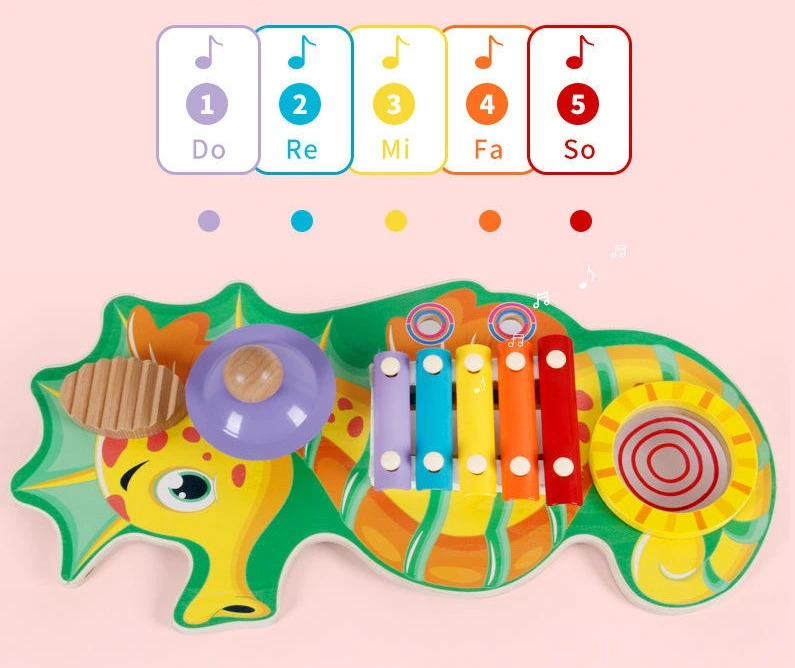 Holzspielzeug Seepferdchen Musikinstrument Kinder Aufklärung Spielzeug