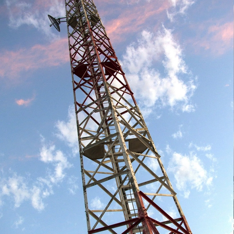 Chinese Supplier Mobile Signal Transmission Steel Structure Wireless Monopole Tower