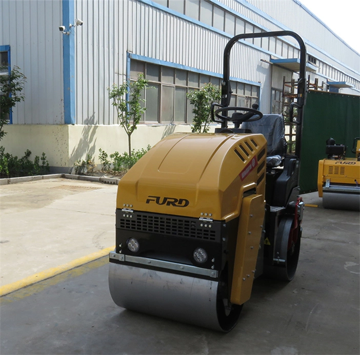 Ride-on Hydraulic Double Drum Mini Road Roller Compactor Vibratory Road Roller for Soil Asphalt