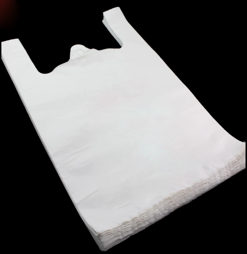 280+140X540mm Promotional Low Price Disposable Plastic Vest T-Shirt Cartoon Shopping Bag