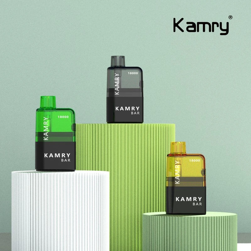 Kamry Bar Vapes en gros Cigarette électronique 18000 bouffées Capacité de la cartouche de 10 ml Elf/Bar Vape vide rechargeable/jetable Vaporisateur.