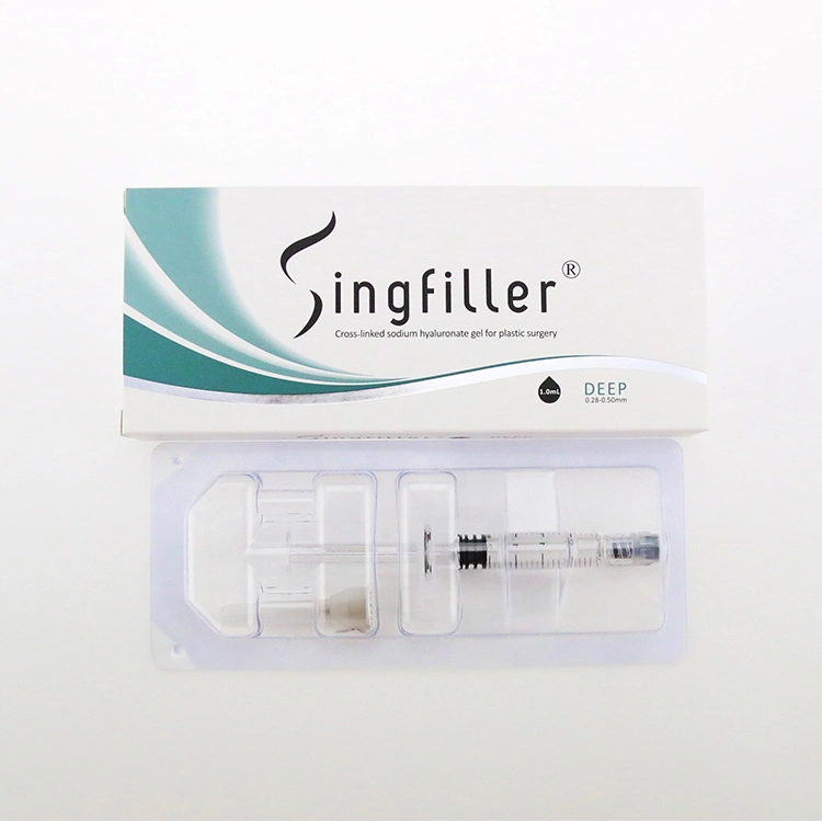 Good Biocompatibility Prefilled Hyaluronic Acid Ha Gel Dermal Filler with Lido and CE Marked