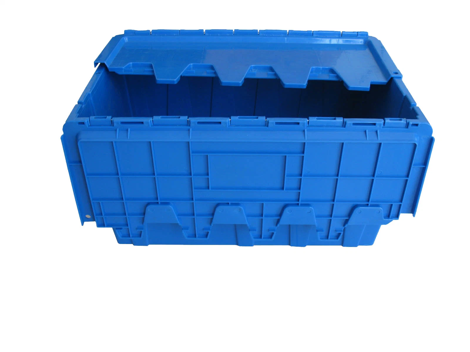 600*400 Nestable Plastic Distribution Stacked Container Boxes