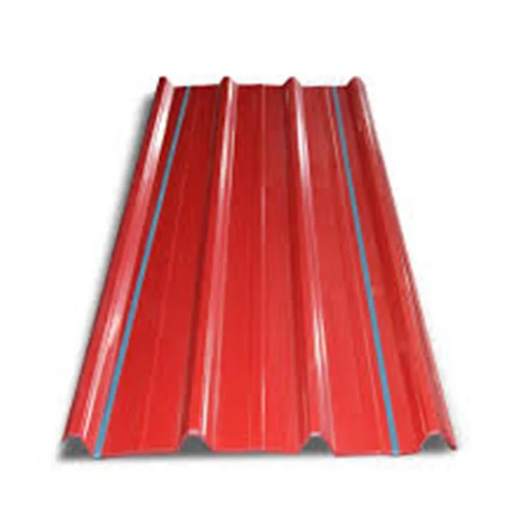 Liange 0.5mm Thickness Factory Supply Quality PPGI Prefab House Ral Color Coated Zinc Galvanized Corrugated Steel Sheets Roofing Tile