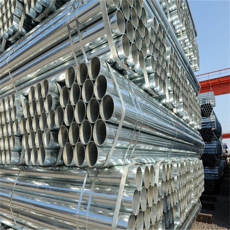 China Los fabricantes Lista de precios 20 40 el código HS 50mm 300mm de diámetro Pre Pre DIP caliente Tubo de acero galvanizado