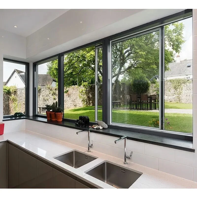 Aluminum Energy Efficient Design Sliding Windows Slide Smoothly Windows Others Sliding Glass