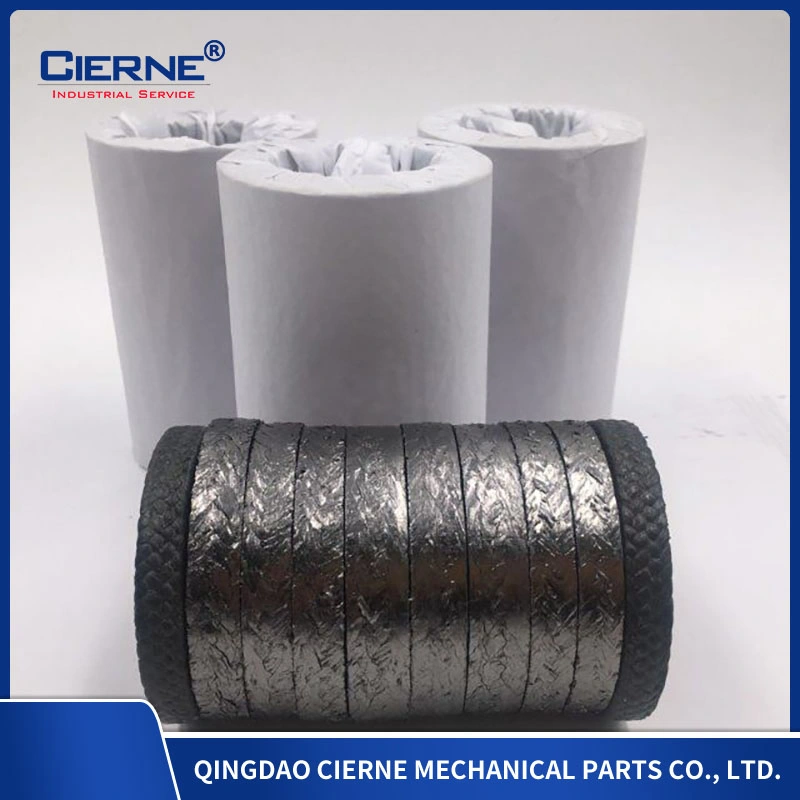 Perfect Graphite Fiber Gland Packing 8mmx8mm high Carbon Fiber Braided Packing