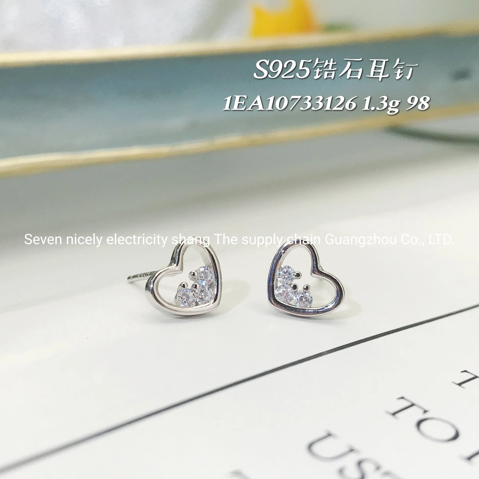 Accessoires de Mode OEM ODM 925 Silver Earrings nouvelle arrivée de gros de bijoux pour cadeau d'anniversaire