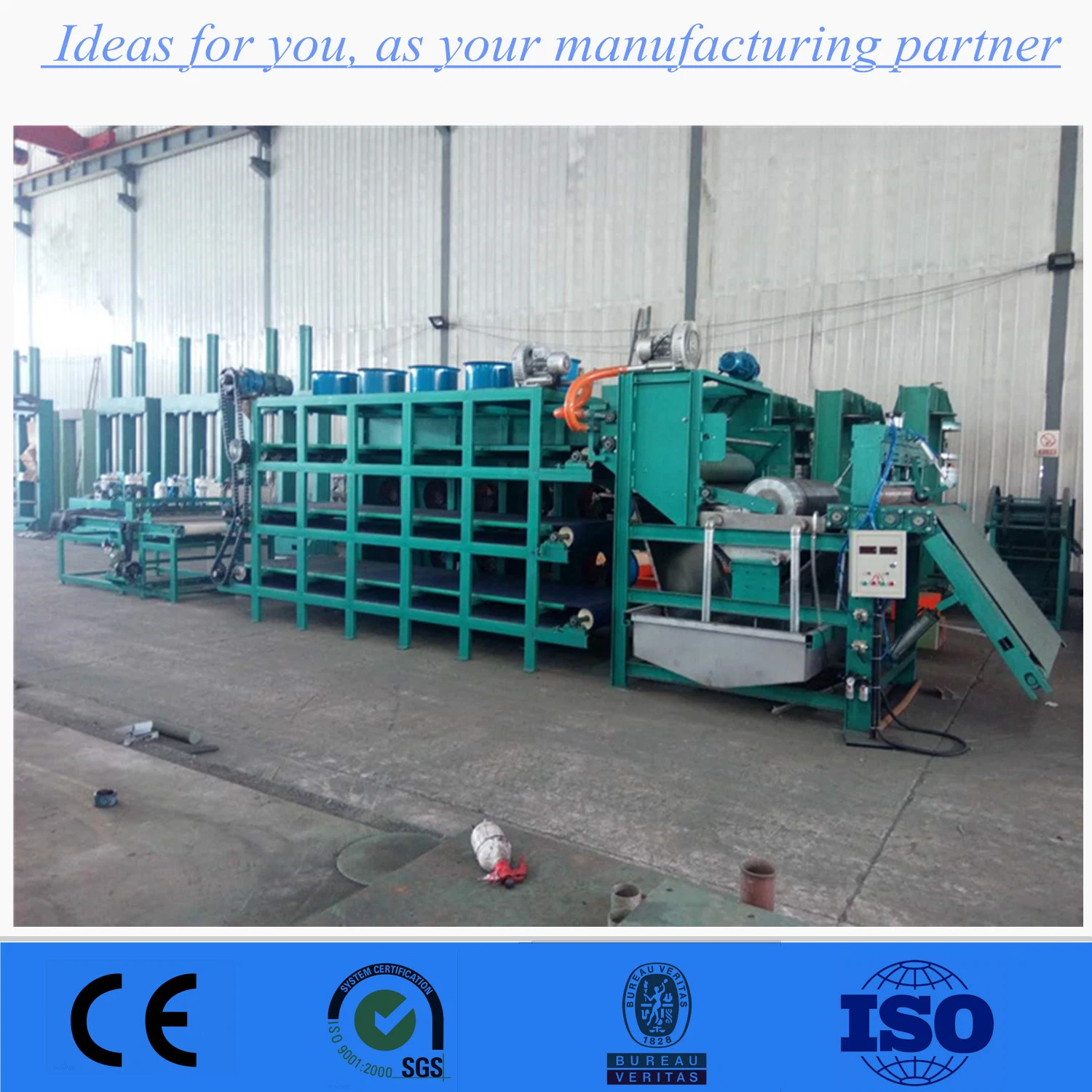 Xpg-900 250kw Batch off Cooler Rubber Sheet Cooling Machine