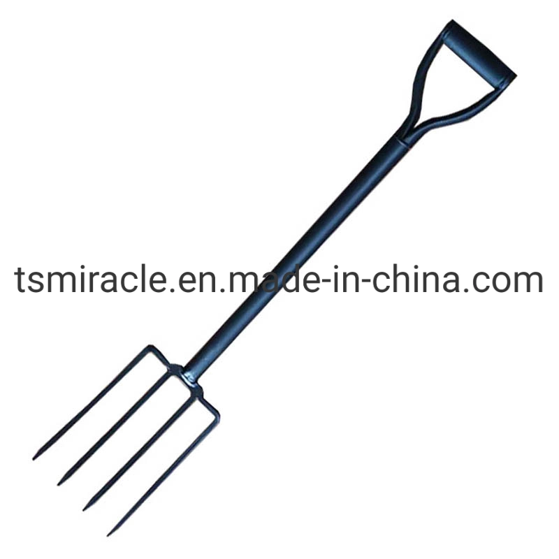 Wholesale 4 Teeth Carbon Steel Hand Garden Planting Fork