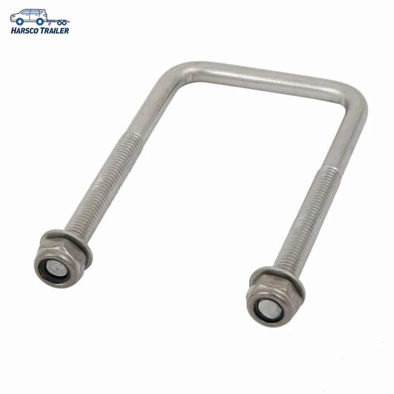 Square Head U Bolt in Stainless Steel-51X115mm