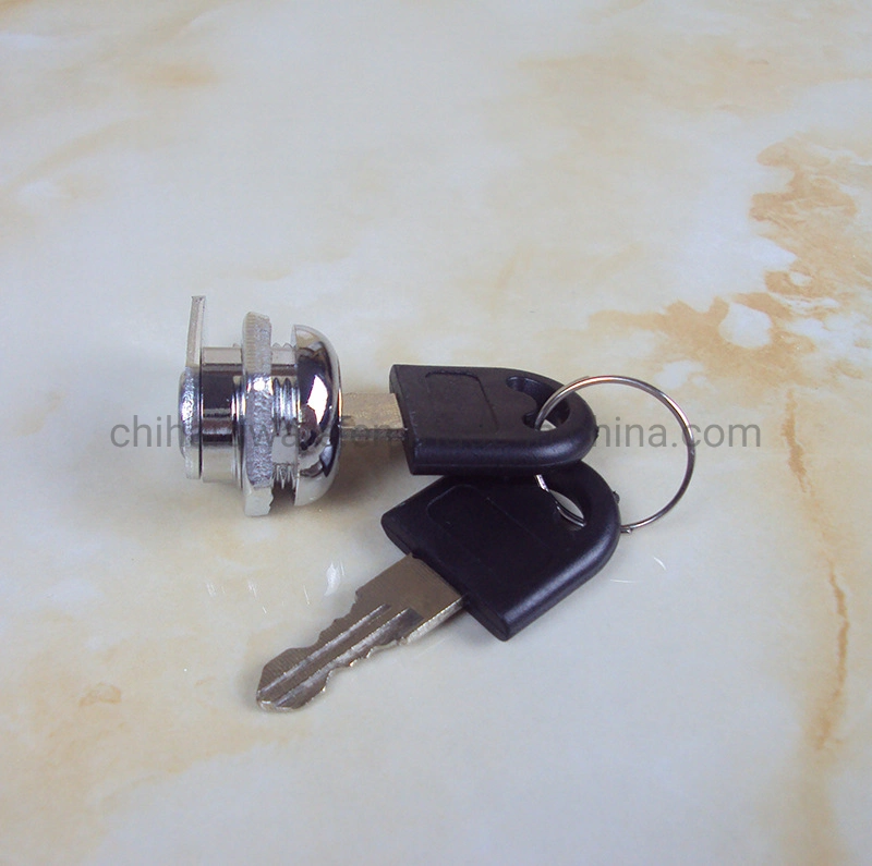 Zinc Alloy Chrome Plated Tubular Cam Lock Key Covers Triangular Cam Lock