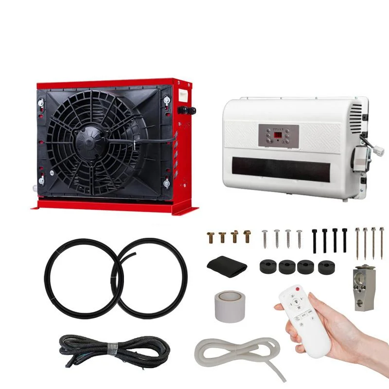 12V 24V Electric Parking Air Conditioner Split Parking Cooler for Trucks Excavator