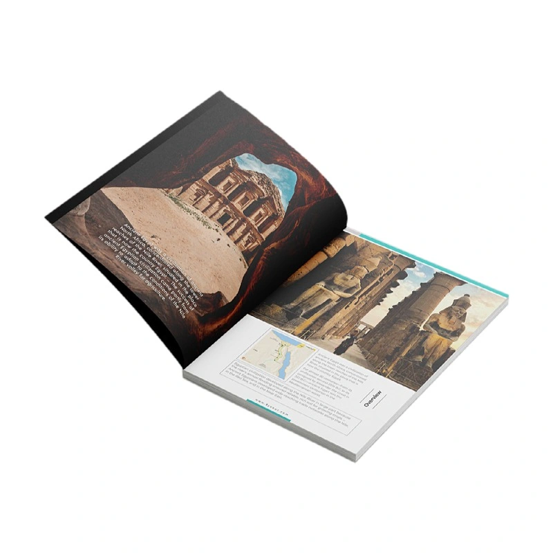 Full Color Portable Magazine Softcover Book Printing