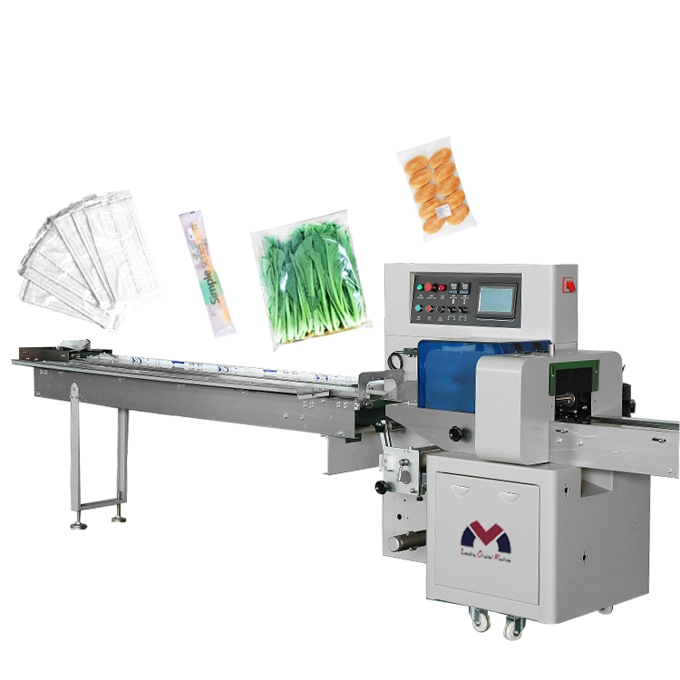 OPP/CPP Film Horizontal Flow Pack Wrapping Machine (HHFS) with Photoelectric Automatic Tracking