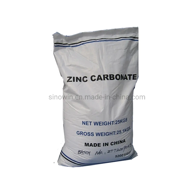 Industry Grade 57.5% Basic Zinc Carbonate for Rubber Industry Using