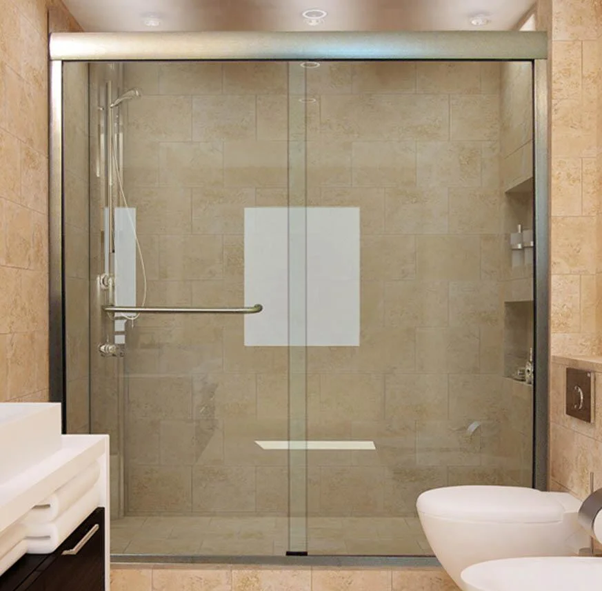 Customized Clear Glass Shower Enclosure Design