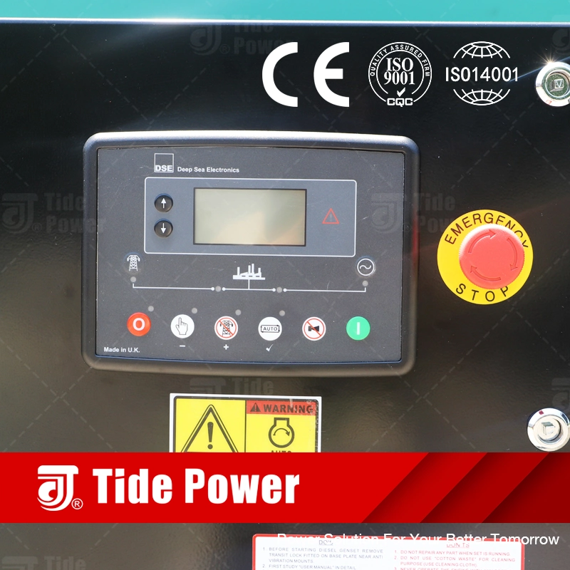 Tide Power 500kVA 50Hz Cummins Dcec Diesel Generator Set Open Type, Power Range From 22 to 500kVA Open Series, Leroysomer/Stamford/Tide, Comap/Deepsea