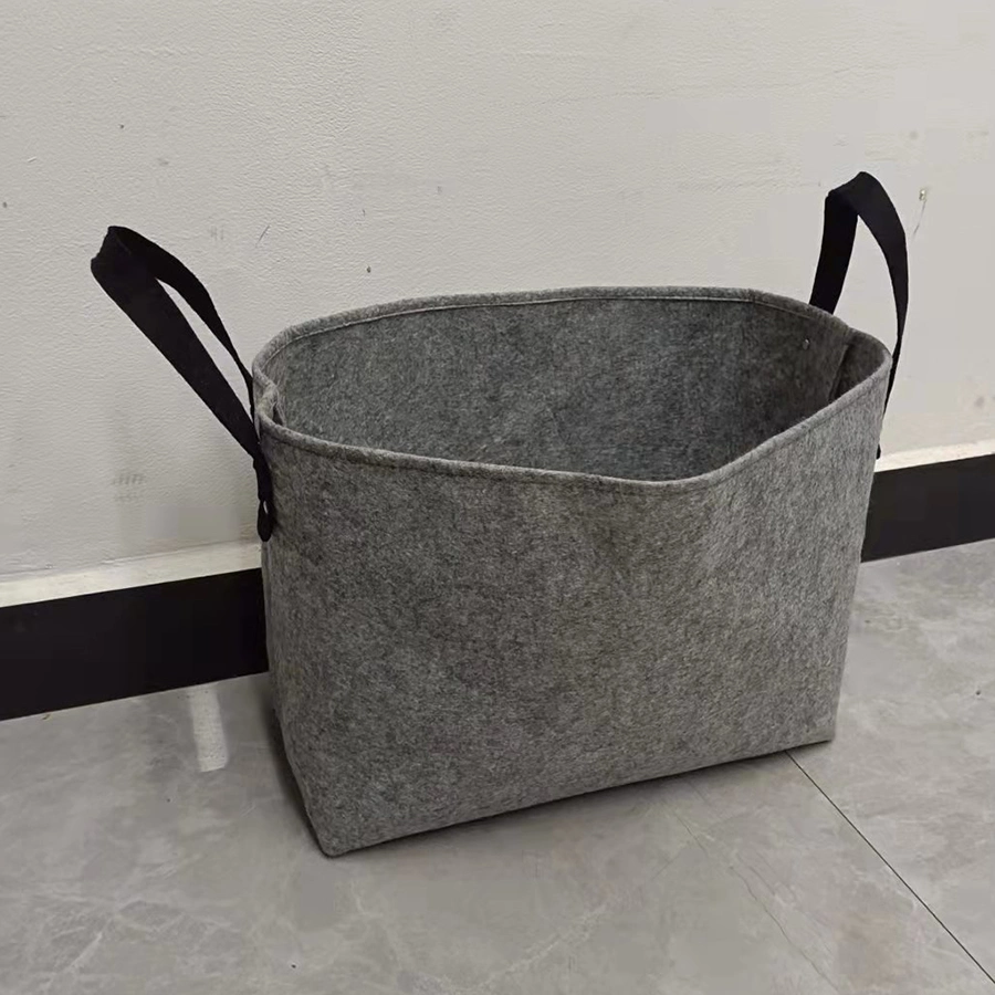 Cesta plegable de leña de fieltro para chimenea, bolsa portátil para troncos, bolsa de soporte para madera de chimenea, estante de almacenamiento de la revista Newspaper