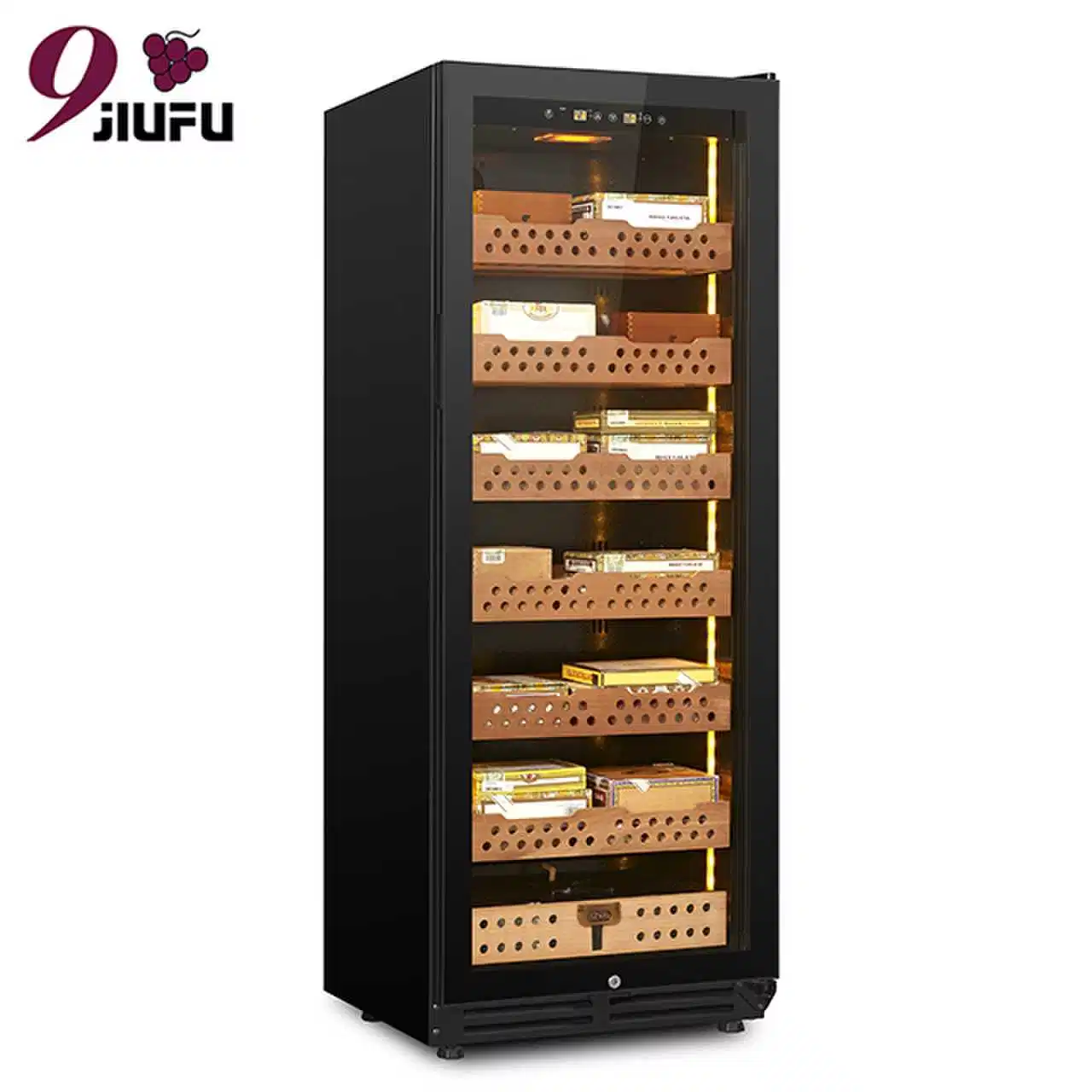 Холодильник Оптовая Cigar Humidor Профессиональная Cigar Cooler 288L управляемый электронный Холодильник с кумидор-гамидор