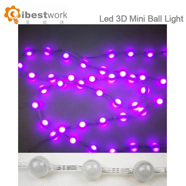 LED Globe String Lights Slow Flashing Multi Color Ball String