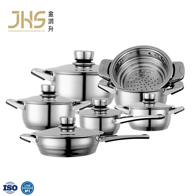 Design alemão utensílios 16PCS de Aço Inoxidável pote de cozinha Panelas com utensílios de cozinha