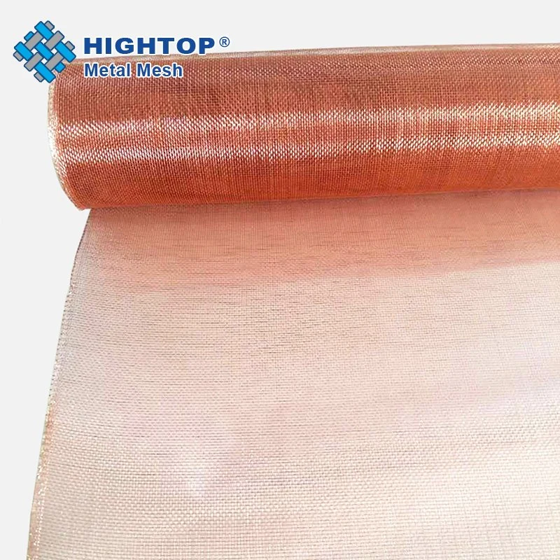 Abrasion Resistant 1-200 Mesh Red Copper Woven Wire Mesh for Window Screen