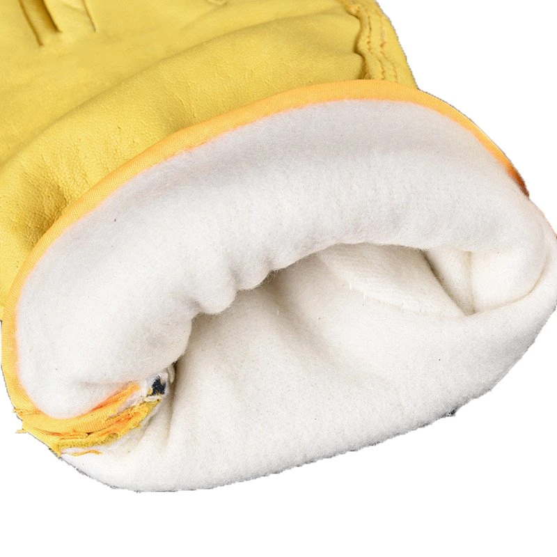 La peau de mouton Jardin Wear-Resistant gants gants de protection en cuir de travail quotidien