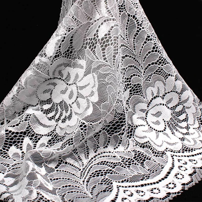 مصنع توريد 3D Hollow زهرة تولي Lace Polyester spandex التطريز قماش مزركشة