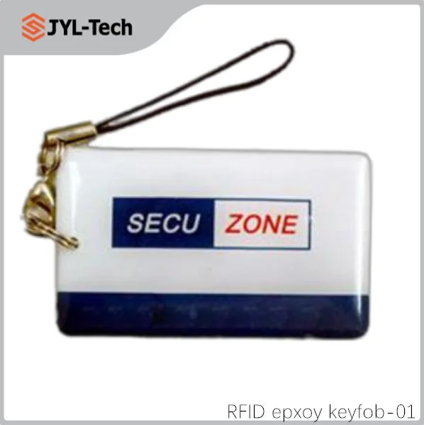 Proximity Smart RFID Keyfob Keychain High Frequency 13.56MHz Epoxy NFC Tag
