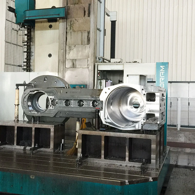 Customized Precision CNC Machining with Horizontal Boring and Milling Process on Large Fabricated Parts
