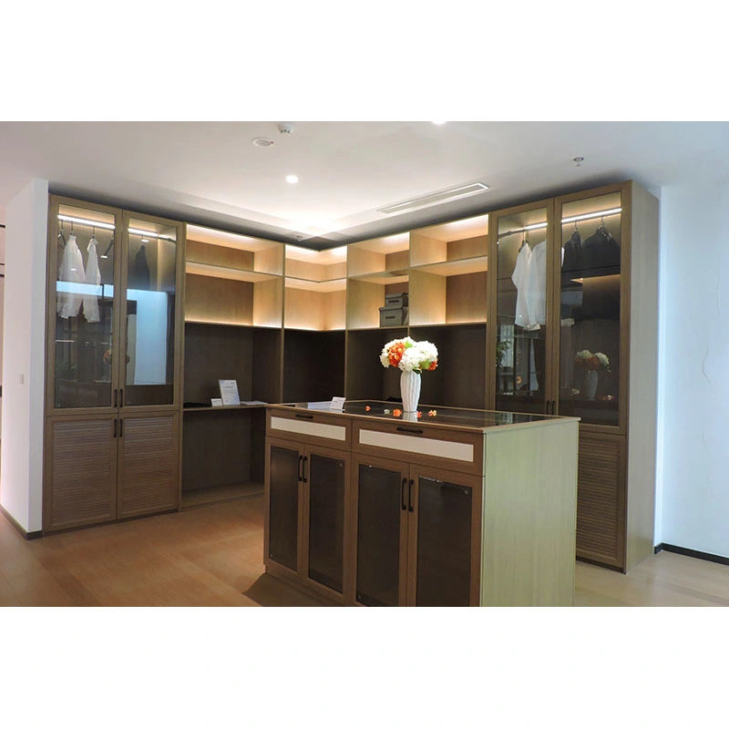 Wholesale/Supplier Readymade Aluminum Cabinets Free Design Custom Modern White Metal Aluminium Profile Kitchen Cabinet Furniture