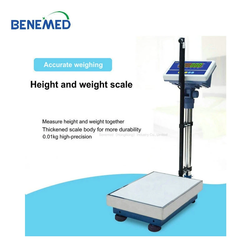 Электронная шкала для измерения высоты и веса, 300 кг