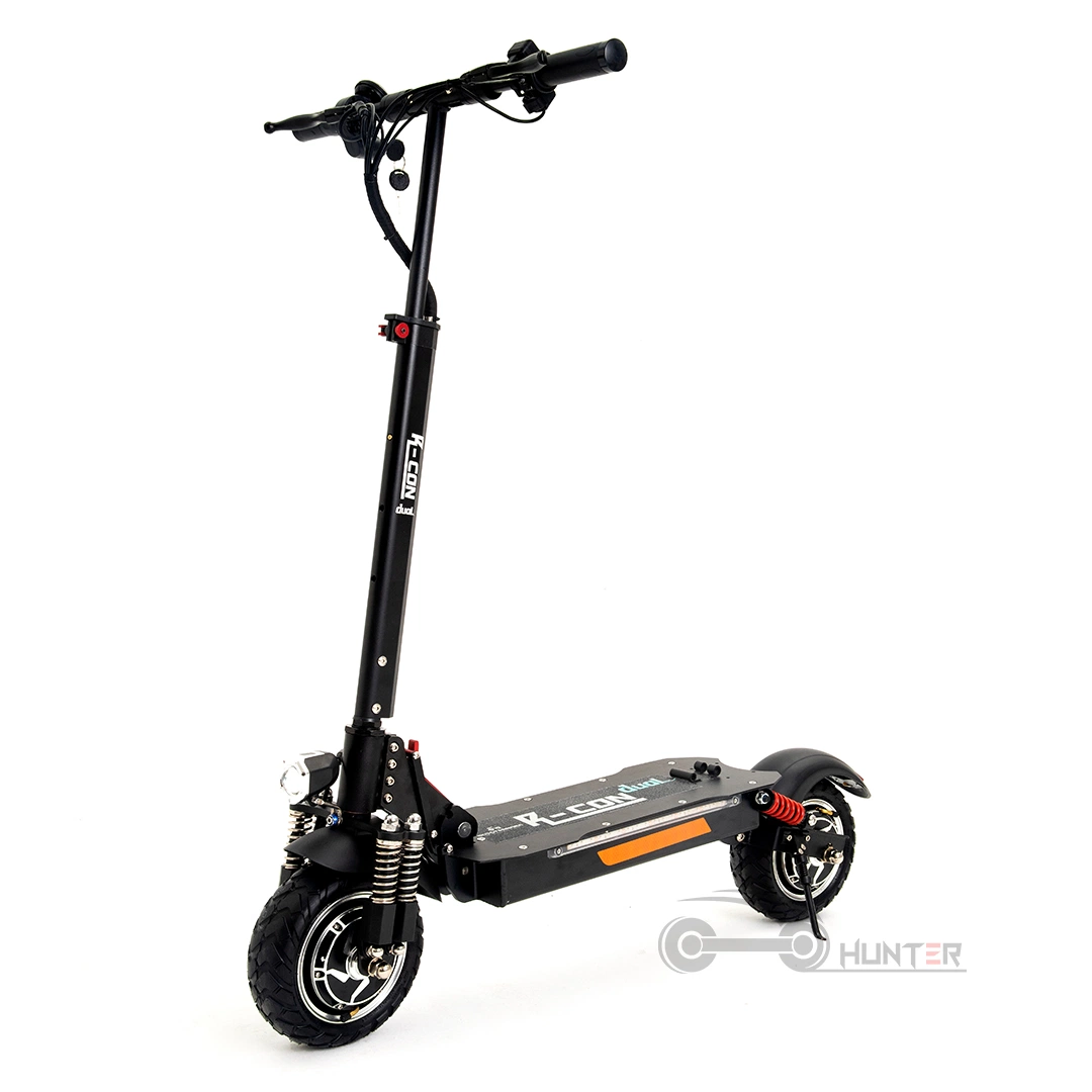 Electric Scooter with Disc Brake Front and Rear Shockproof 350W Li Battery Brushless Motor