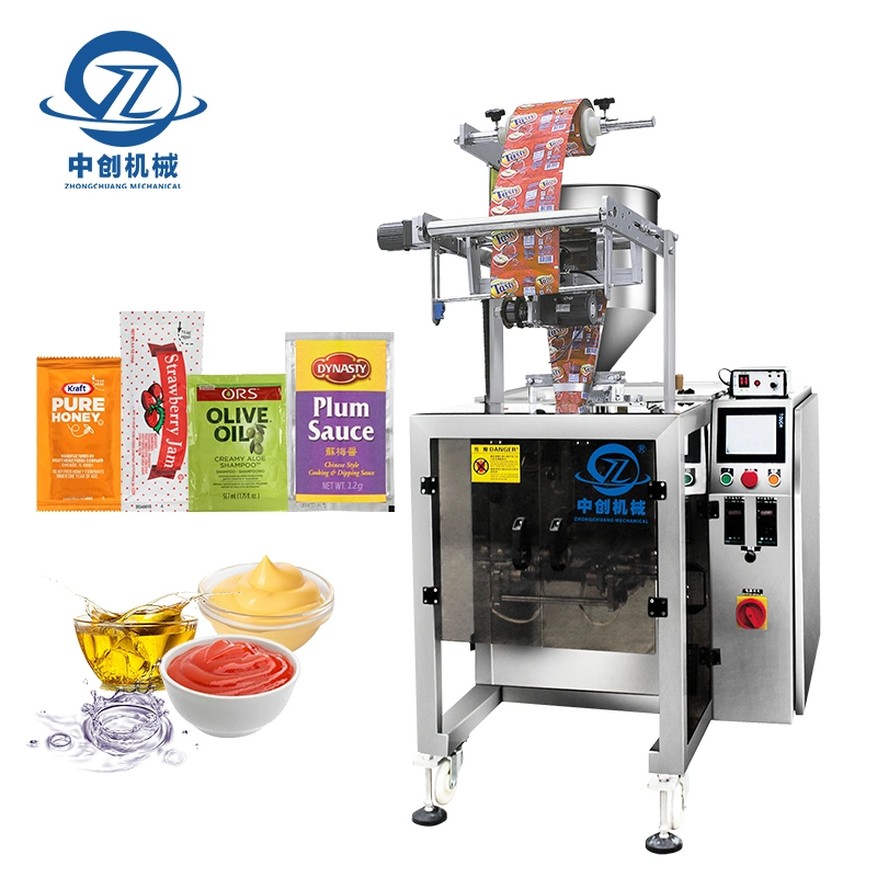 Custom Automatic Three 4 Sides Sachet Pouch Wrapping Bag Multi Head Filling Food Sealing Vertical Packaging Powder Packing Machine