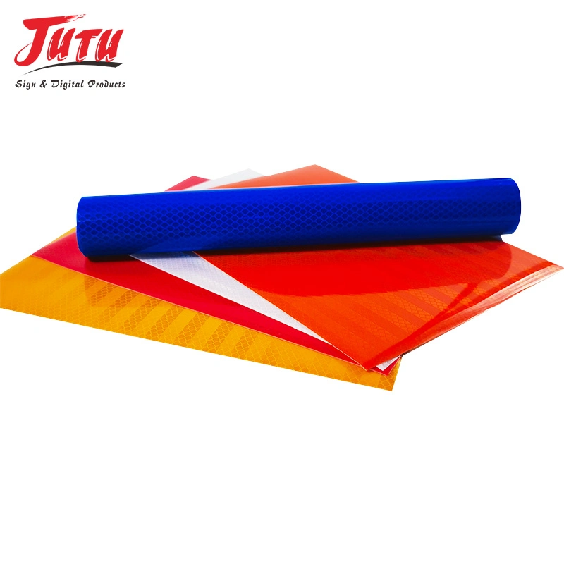 Jutu High quality/High cost performance  Intensity Acrylic, Pet, PVC Reflective Sheeting with Good Performance Wide-Angel